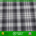 Patrón de ripstop hilado teñido de tela de poliester para falda Casual